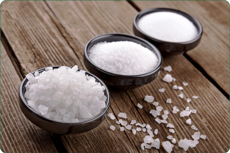 hình dạng của muối