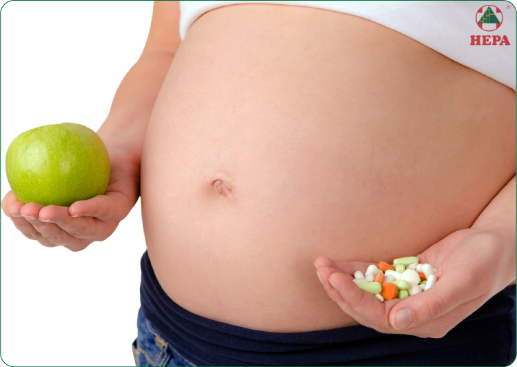 phụ nữ mang thai nên bổ sung vitamin